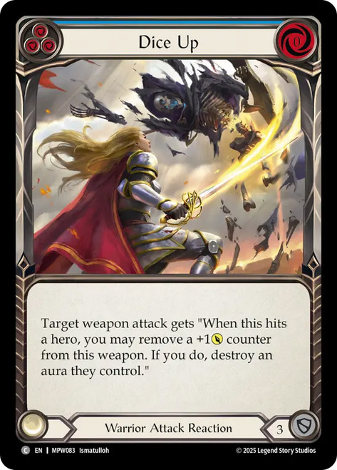 Dice Up
Mastery Pack Warrior
Single
Flesh and Blood