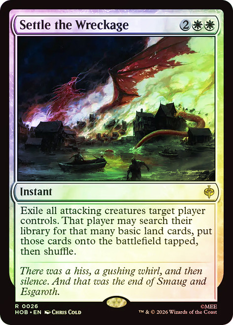 Settle the Wreckage
The Hobbit
Single
Magic: The Gathering