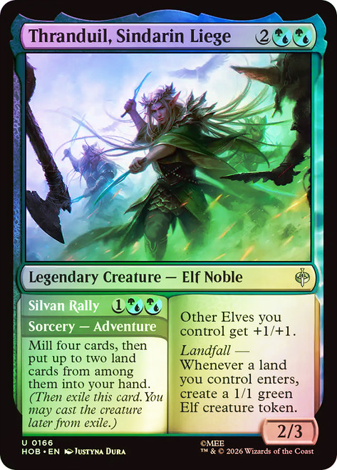 Thranduil, Sindarin Liege // Silvan Rally
The Hobbit
Single
Magic: The Gathering