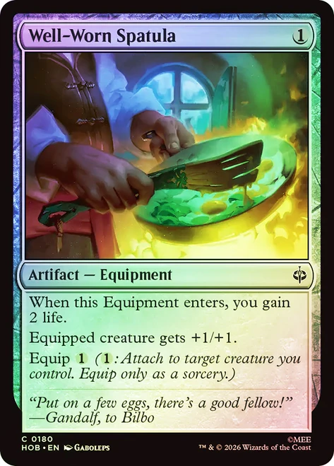 Well-Worn Spatula
The Hobbit
Single
Magic: The Gathering