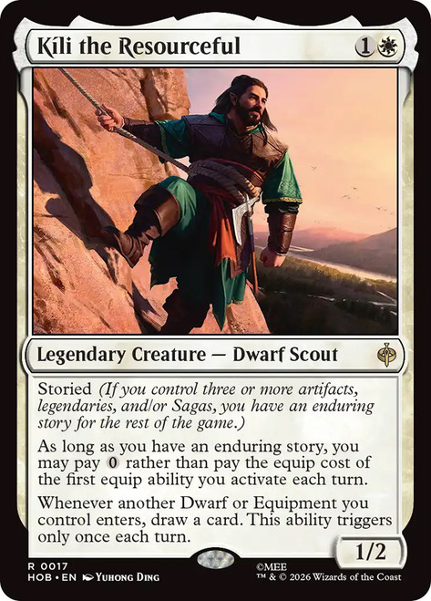 Kili the Resourceful
The Hobbit
Single
Magic: The Gathering