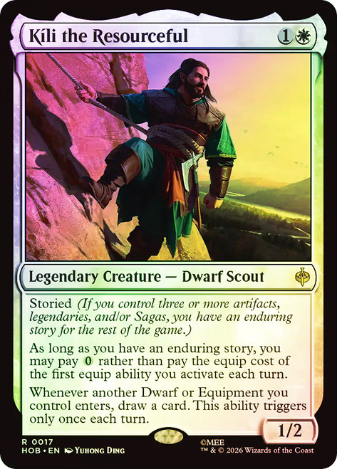 Kili the Resourceful
The Hobbit
Single
Magic: The Gathering