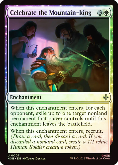 Celebrate the Mountain King
The Hobbit
Single
Magic: The Gathering