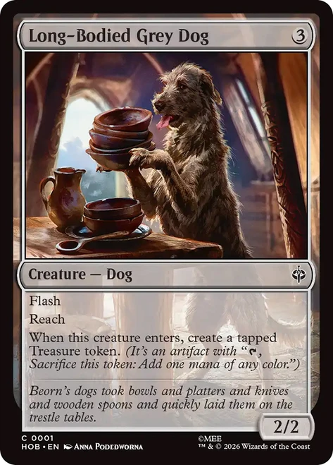 Long-Bodied Grey Dog
The Hobbit
Single
Magic: The Gathering
