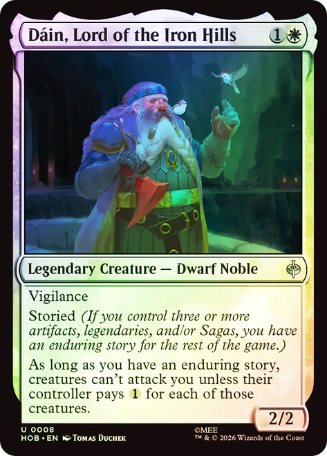 Dain, Lord of the Iron Hills
The Hobbit
Single
Magic: The Gathering