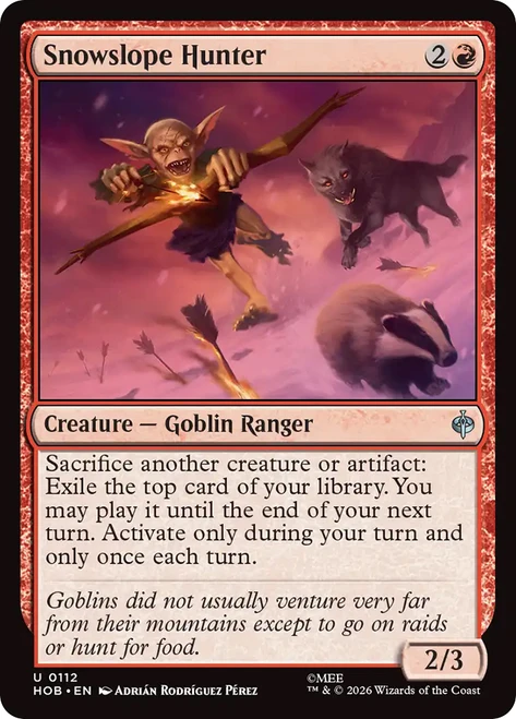 Snowslope Hunter
The Hobbit
Single
Magic: The Gathering