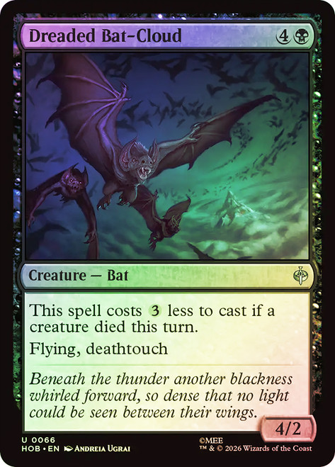 Dreaded Bat-Cloud
The Hobbit
Single
Magic: The Gathering