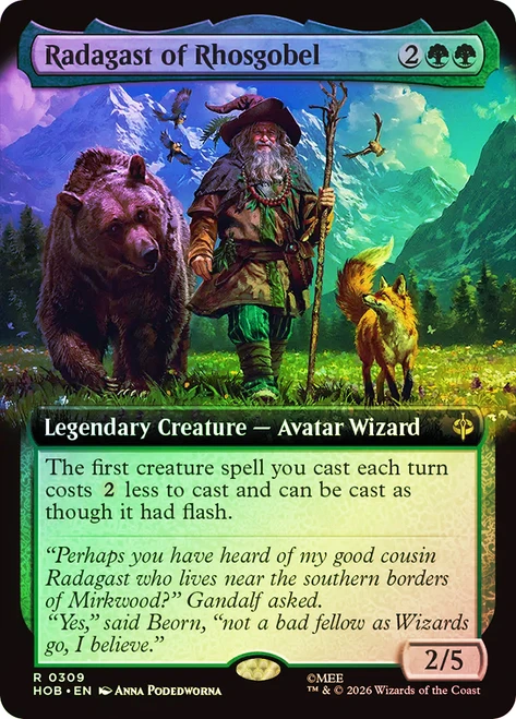 Radagast of Rhosgobel
The Hobbit
Single
Magic: The Gathering
