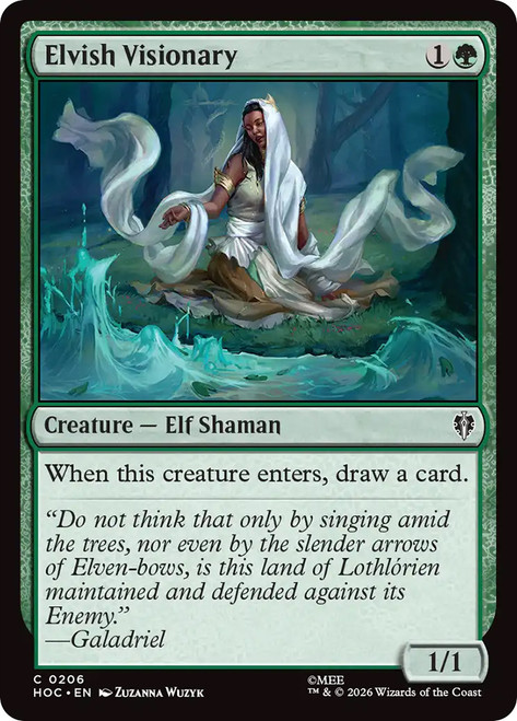Elvish Visionary
The Hobbit Commander
Single
Magic: The Gathering