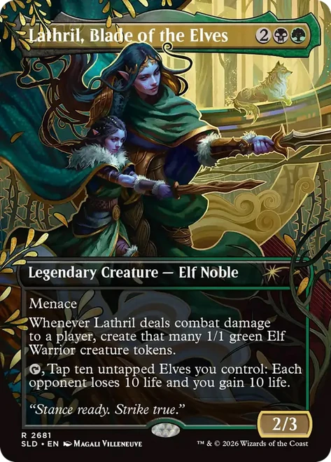 Lathril, Blade of the Elves
Secret Lair Drop
Single
Magic: The Gathering