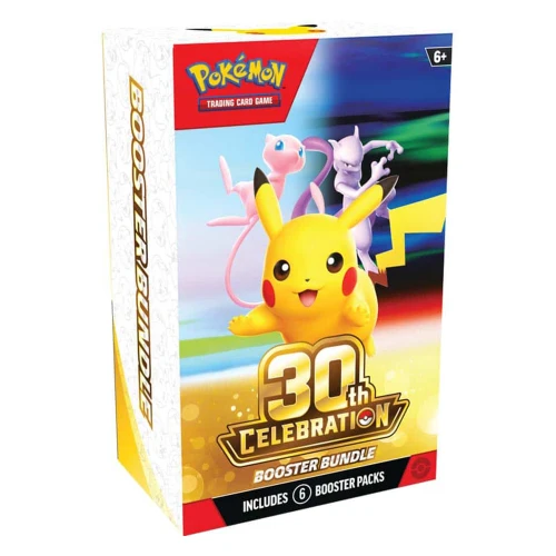 Pokemon TCG - 30th Celebration - Booster Bundle
30th Celebration
Sealed
Pokemon