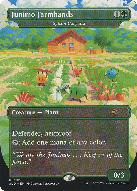 Sylvan Caryatid (Junimo Farmhands) (Stardew Valley)
Secret Lair Drop
Single
Magic: The Gathering
