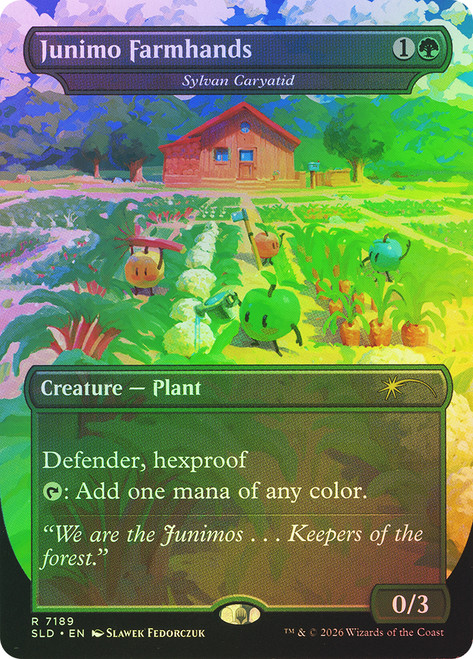 Sylvan Caryatid (Junimo Farmhands) (Stardew Valley)
Secret Lair Drop
Single
Magic: The Gathering