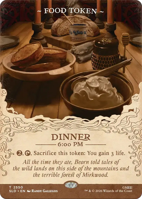 {Food Token} (The Hobbit)
Secret Lair Drop
Single
Magic: The Gathering