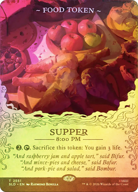 {Food Token} (The Hobbit)
Secret Lair Drop
Single
Magic: The Gathering