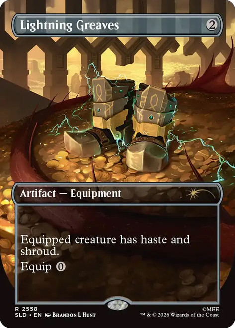Lightning Greaves (The Hobbit)
Secret Lair Drop
Single
Magic: The Gathering