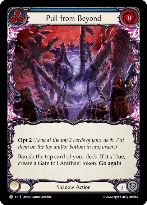Pull from Beyond (Blue)
Usurp the Shadow Throne
Single
Flesh and Blood