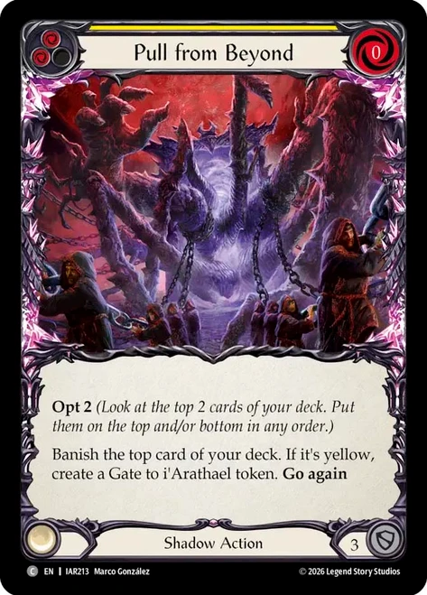 Pull from Beyond (Yellow)
Usurp the Shadow Throne
Single
Flesh and Blood
