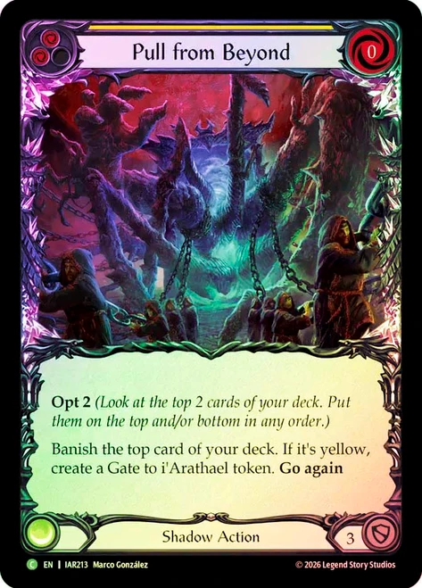 Pull from Beyond (Yellow)
Usurp the Shadow Throne
Single
Flesh and Blood