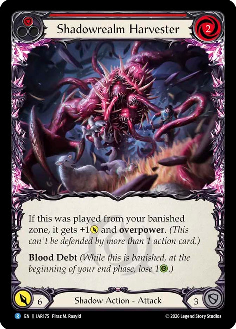 Shadowrealm Harvester
Usurp the Shadow Throne
Single
Flesh and Blood