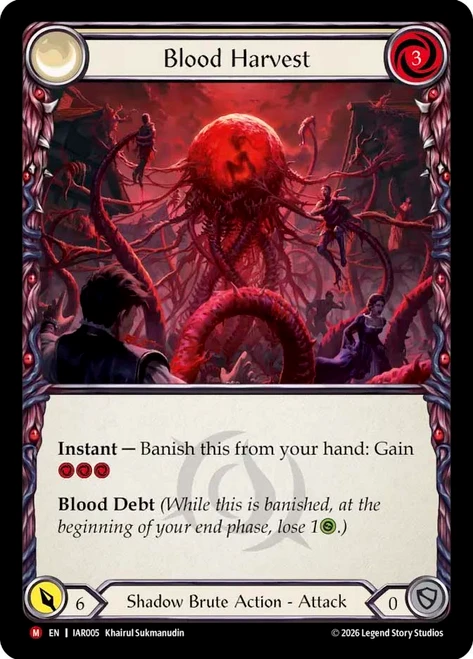 Blood Harvest
Usurp the Shadow Throne
Single
Flesh and Blood