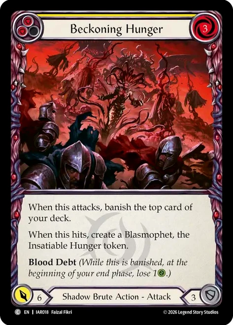 Beckoning Hunger (Yellow)
Usurp the Shadow Throne
Single
Flesh and Blood