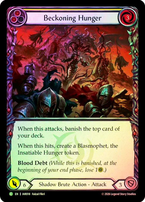 Beckoning Hunger (Yellow)
Usurp the Shadow Throne
Single
Flesh and Blood