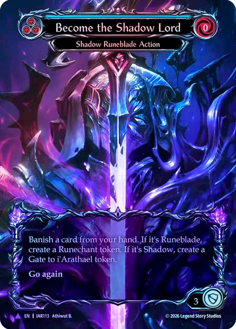 Become the Shadow Lord
Usurp the Shadow Throne
Single
Flesh and Blood