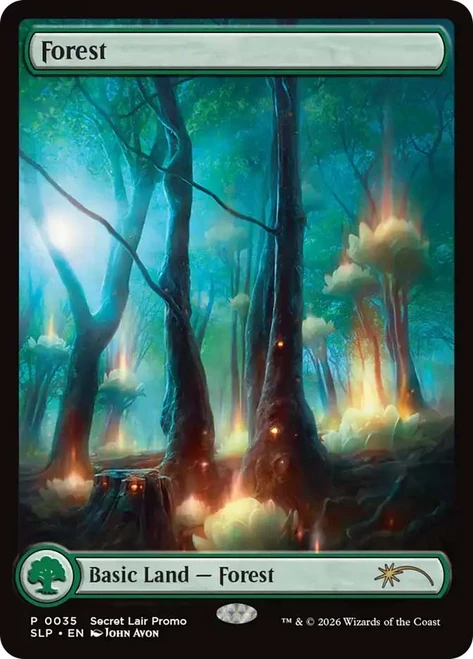 Forest (Secret Lair Promo)
Secret Lair Drop
Single
Magic: The Gathering