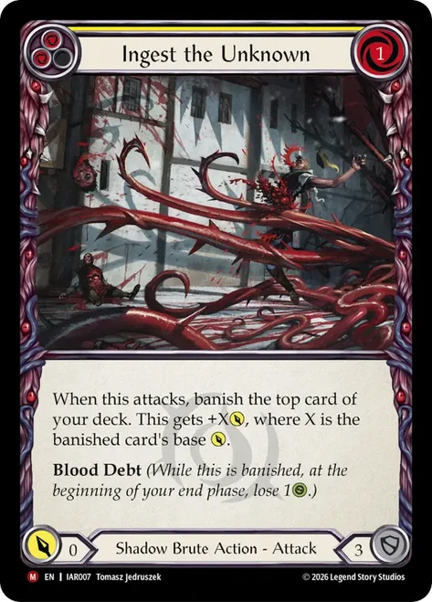 Ingest the Unknown
Usurp the Shadow Throne
Single
Flesh and Blood