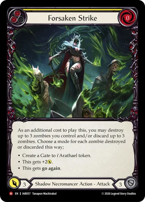 Forsaken Strike
Usurp the Shadow Throne
Single
Flesh and Blood