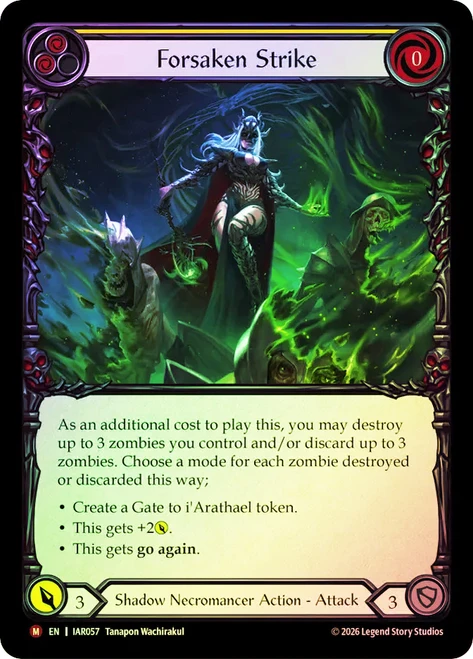 Forsaken Strike
Usurp the Shadow Throne
Single
Flesh and Blood