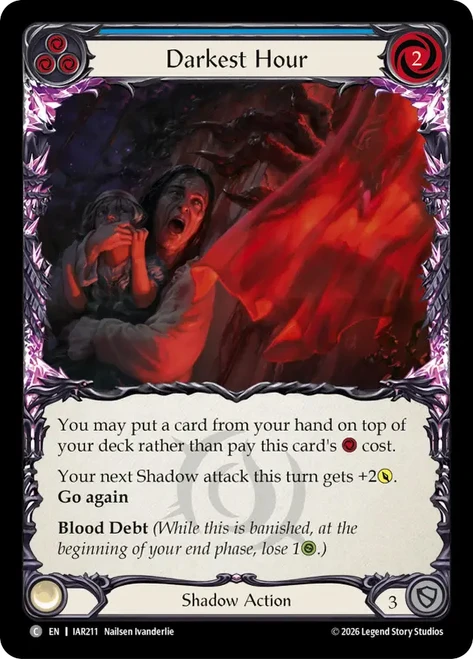 Darkest Hour (Blue)
Usurp the Shadow Throne
Single
Flesh and Blood