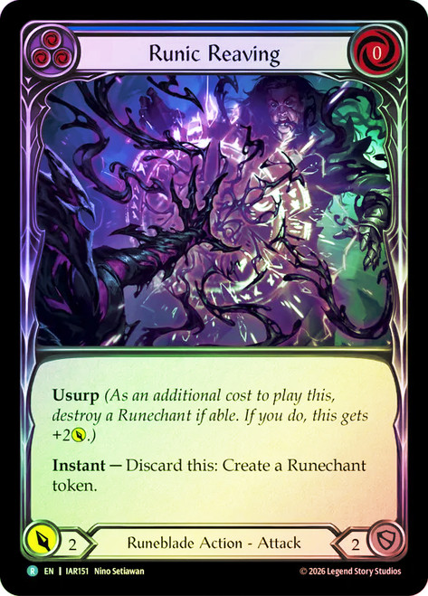 Runic Reaving (Blue)
Usurp the Shadow Throne
Single
Flesh and Blood