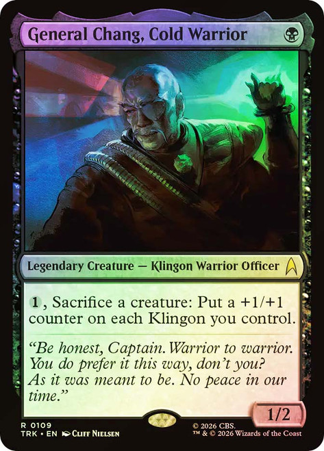 General Chang, Cold Warrior
Star Trek
Single
Magic: The Gathering