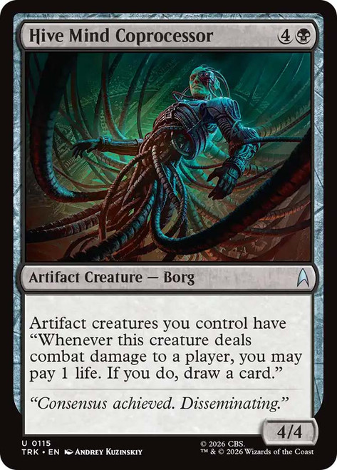 Hive Mind Coprocessor
Star Trek
Single
Magic: The Gathering