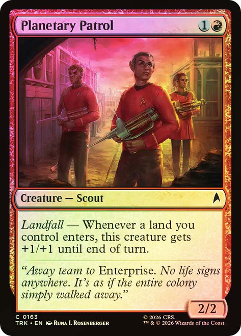 Planetary Patrol
Star Trek
Single
Magic: The Gathering