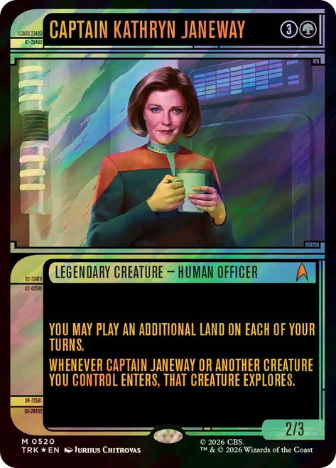 Captain Kathryn Janeway
Star Trek
Single
Magic: The Gathering