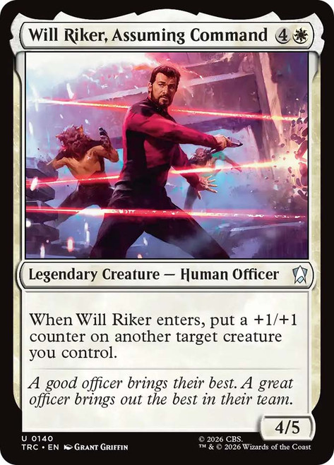 Will Riker, Assuming Command
Star Trek Commander
Single
Magic: The Gathering
