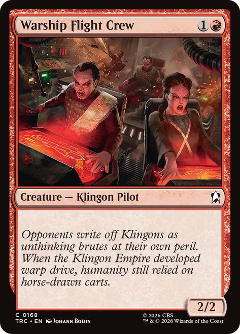 Warship Flight Crew
Star Trek Commander
Single
Magic: The Gathering