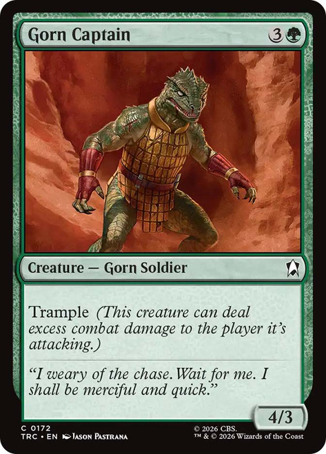 Gorn Captain
Star Trek Commander
Single
Magic: The Gathering