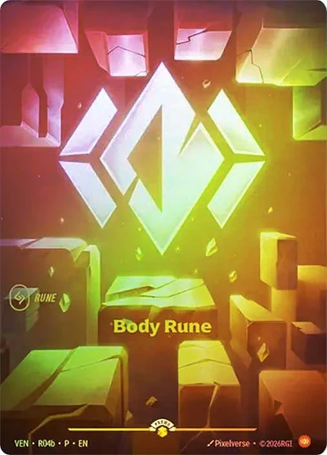 Body Rune (Nexus Night)
Promotional Cards
Single
Riftbound