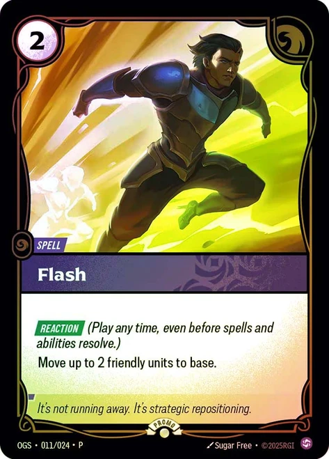 Flash (LGS Play)
Promotional Cards
Single
Riftbound