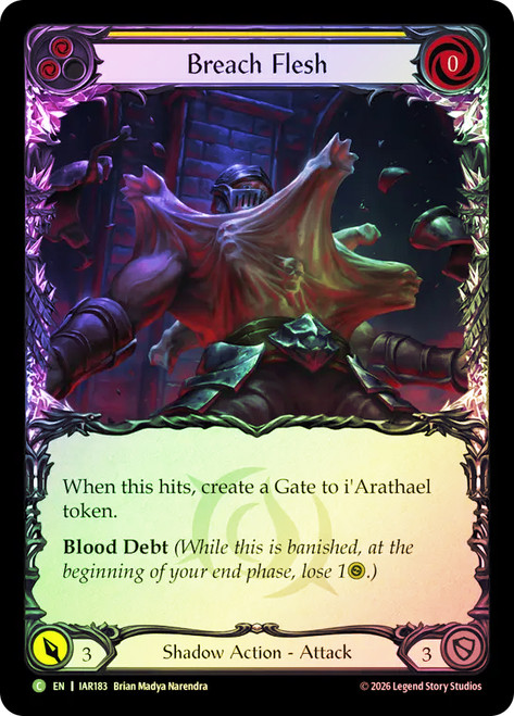 Breach Flesh (Yellow)
Usurp the Shadow Throne
Single
Flesh and Blood