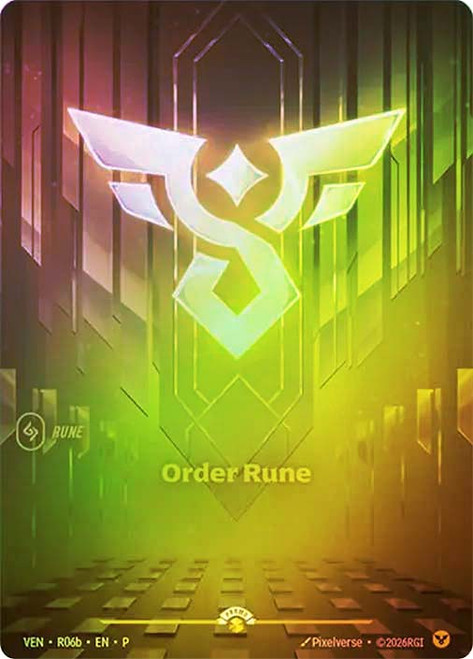 Order Rune (Nexus Night)
Promotional Cards
Single
Riftbound