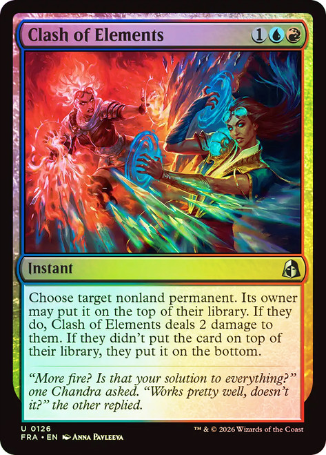 Clash of Elements
Reality Fracture
Single
Magic: The Gathering