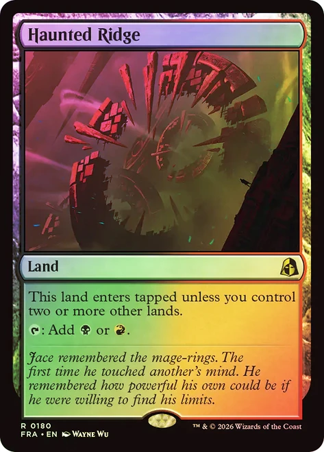 Haunted Ridge
Reality Fracture
Single
Magic: The Gathering