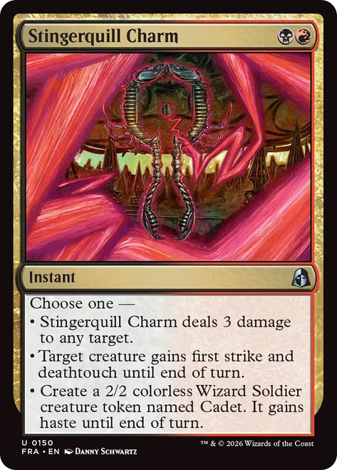 Stingerquill Charm
Reality Fracture
Single
Magic: The Gathering