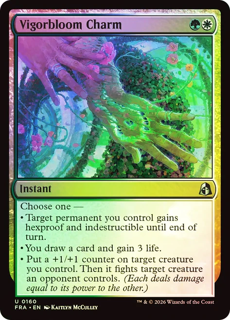 Vigorbloom Charm
Reality Fracture
Single
Magic: The Gathering