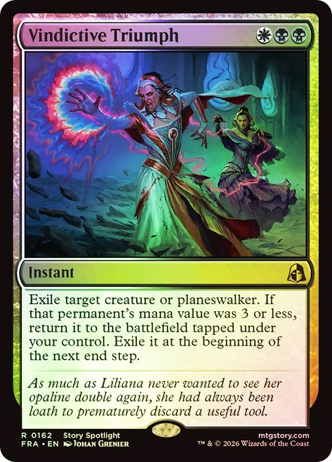 Vindictive Triumph
Reality Fracture
Single
Magic: The Gathering